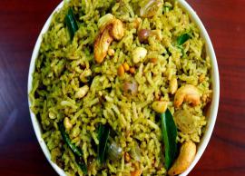 Recipe- Easy To Make Curry Leaves Rice
