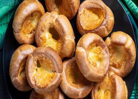 Recipe- Eggless Yorkshire Pudding With Onion Gravy and Minty Peas