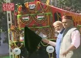 PM Modi flags off world’s first Diesel to Electric Converted Locomotive in Varanasi