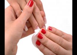 VIDEO- 5 Amazing Ways To Remove Nail Paint Without Using Remover