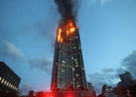 Fire Engulfs 33-Storeyed Building in South Korea