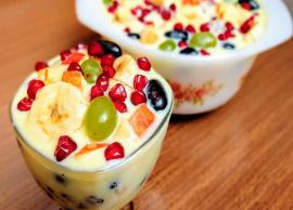 Recipe - Know How To Make Healthy and Delicious 'Fruit Custard'
