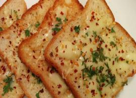 Recipe- Mouthwatering Garlic Bread With Bread Slices