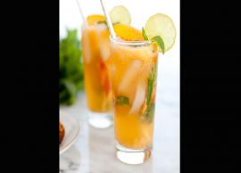 Recipe- Ginger-Peach Soda
