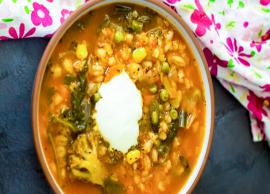 Recipe- Enjoy Rains With Grilled Broccoli and Barley Soup