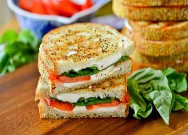 Recipe- Grilled Margherita Sandwich To Fall in Love With