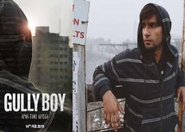 New Poster of Gully Boy Released by Ranveer Singh