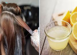 DIY Recipe To Dye Your Hair Easily With Lemon Juice