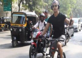 Ishaan Khatter gets trolled for being on the phone while riding a bike