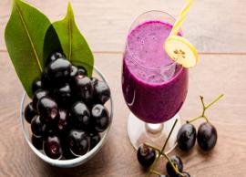 Recipe- Refreshing and Delicious Jamun Smoothie