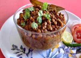 Recipe - Kala Chana Ghugni For Healthy Breakfast