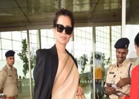 Netizens call Kangana Ranaut 'Propaganda Princess' for pairing Prada bag with sari worth Rs 600