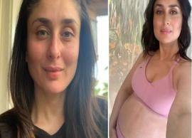 Mom-to-be Kareena Kapoor Khan flaunts baby bump in workout gear