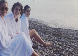 Katrina Kaif dives into 2019 by swimming in 0-degree with sister Isabelle