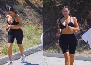 Kim Kardashin Has The Hottest Tiny Bra to Support Her Assest