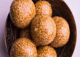 Recipe- Healthy To Eat Sesame Oats Ladoo