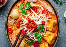 Recipe- Hot and Spicy Laksa With Noddles