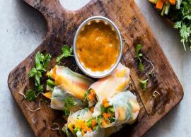 Recipe- These Mango Bell Pepper Rice Paper Rolls are The Perfect Summer Food
