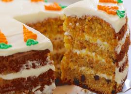 Recipe- Deliciously Moist Carrot Cake With Cream Cheese Frosting