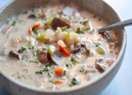 Recipe- Creamy Mushroom and Sweet Corn Soup
