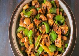 Recipe- Easy and Delicious Mushroom Pepper Fry