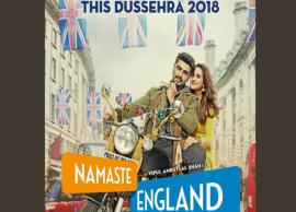 Arjun Kapoor Takes Parineeti Chopra For a Bike Ride in Namastey England Poster