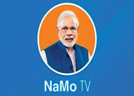 NaMo TV can air live speeches of PM Modi during “election silence period” as long as no reference to poll going areas