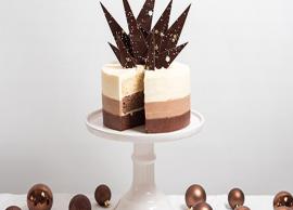 Recipe- Healthy To Eat Whole Wheat Eggless Chocolate Ombre Cake