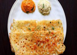 Recipe- Mouthwatering Onion Dosa for Breakfast