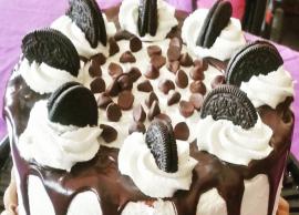 Recipe - Eggless and Quick To Make Oreo Biscuit Cake