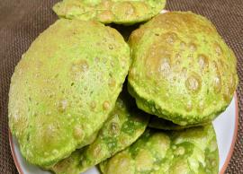 Recipe- Healthy and Delicious Palak Puri
