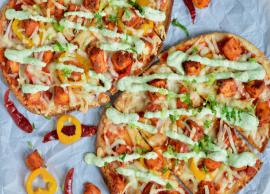 Recipe- Mouthwatering Paneer Tikka Naan Pizza