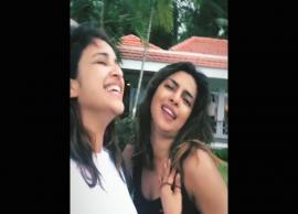 VIDEO- Parineeti Chopra Shares Rain Dance Video With Cousion Priyanka Chopra