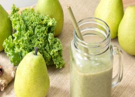 Recipe- Healthy Pear and Spinach Smoothie