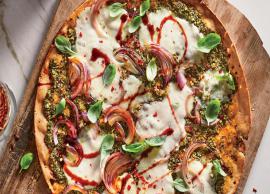 Recipe- Enjoy Diwali Break With Onion and Bell Pepper Pesto Pizza