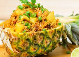 Recipe- Combination of Sweet and Savory Pineapple Fried Rice