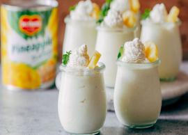 Recipe- Eggless and Creamy Pineapple Mousse