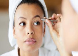 Here is The Best Method to Pluck Eyebrows