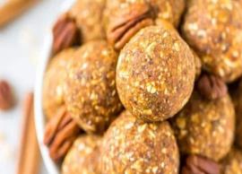 Recipe- Healthy To Eat Pumpkin Spice Coconut Bliss Balls