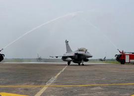 5 Rafale jets land safely at IAF airbase in Ambala 