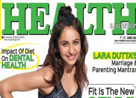 Rakul Preet flaunts her washboard abs on the cover of Health & Nutrition