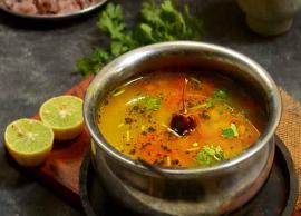 Recipe- South Indian Style Lemon Dal Rasam