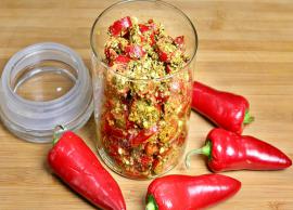 Recipe- Most Popular Stuffed Red Chilli Pickle