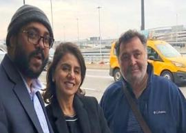 Rishi and Neetu Kapoor leave for Mumbai after being away for 11 months