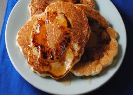 Recipe- Mouthwatering Roasted Pineapple Pancakes