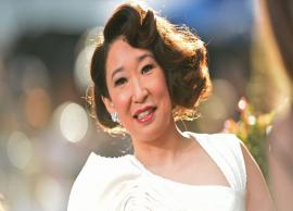 Sandra Oh creates history at Golden Globes 2019 as first Asian woman to host and win a trophy