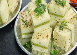 Recipe- Specialty From The State of Gujarat Sandwich Dhokla