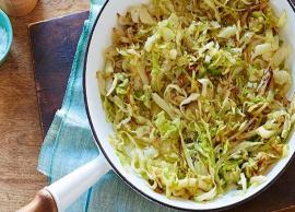 Recipe- Simple Side Dish Sauted Cabbage
