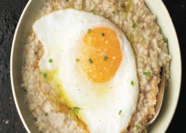Recipe - Savory Oatmeal With an Egg  To Make Your Morning Healthy