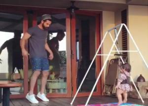 Shahid and Misha Instagram Story on International Dance Day